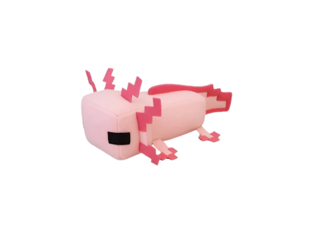 Peluche Ajolote Rosa Minecraft 20cm