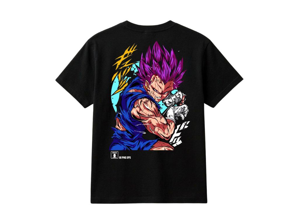 Playera Edicion Dragon Ball x Vegeta Ultra Ego - Imagen 3