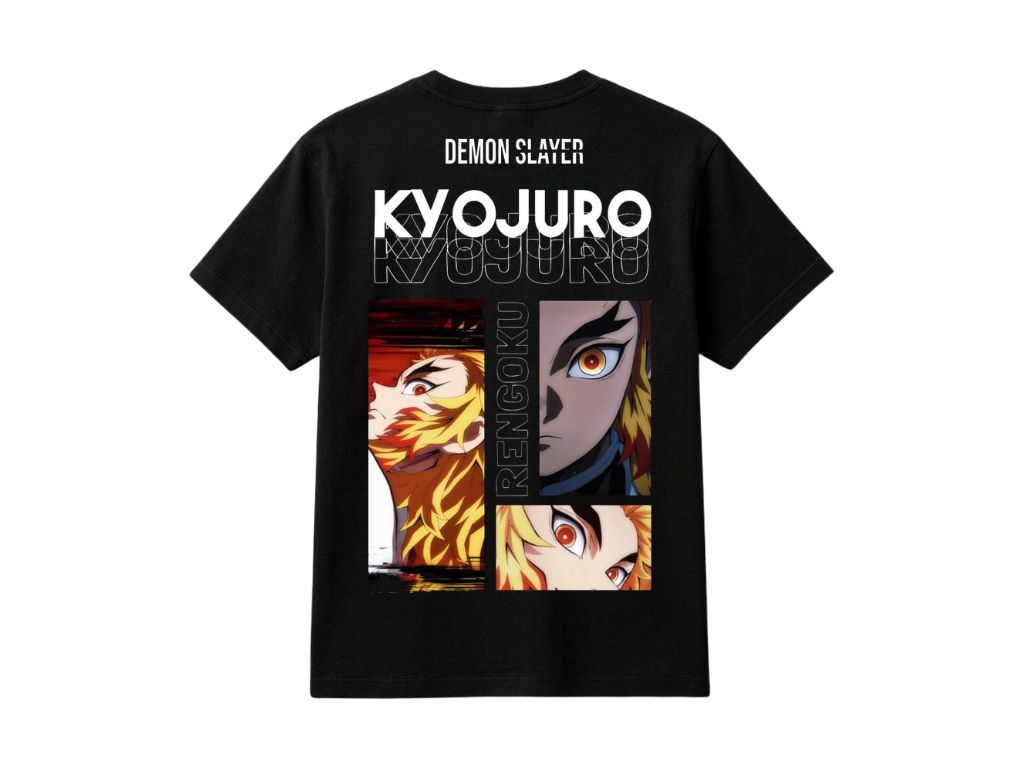 Playera Edicion Demon Slayer x Kiojuro Rengoku - Imagen 3