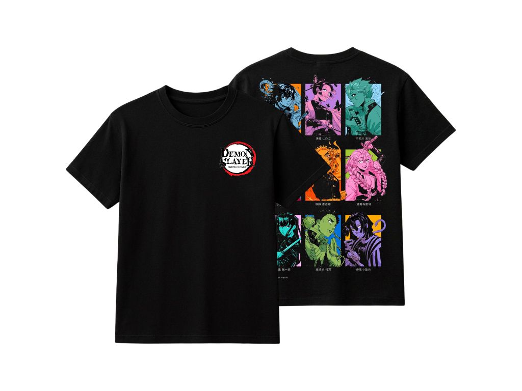Playera Edicion Demon Slayer x Pilares