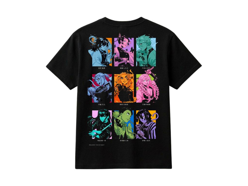 Playera Edicion Demon Slayer x Pilares - Imagen 3