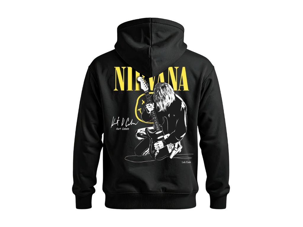 Sudadera Banda Rock x Nirvana - Imagen 3