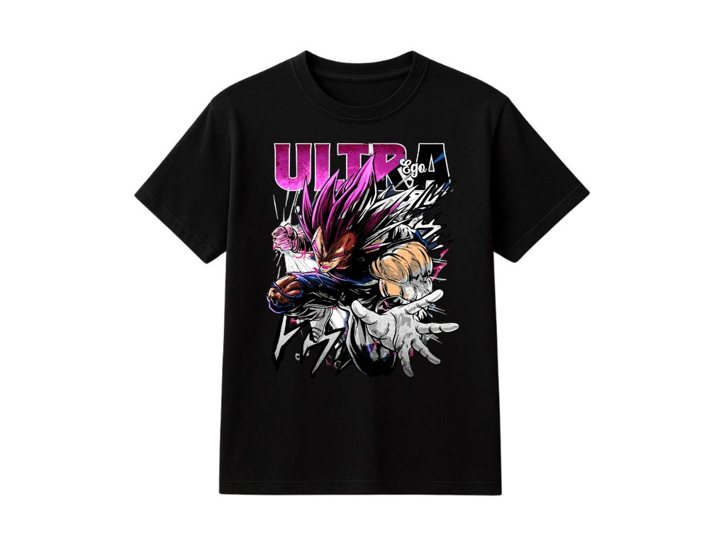 Playera Edicion Dragon Ball x Vegeta Ultra Ego