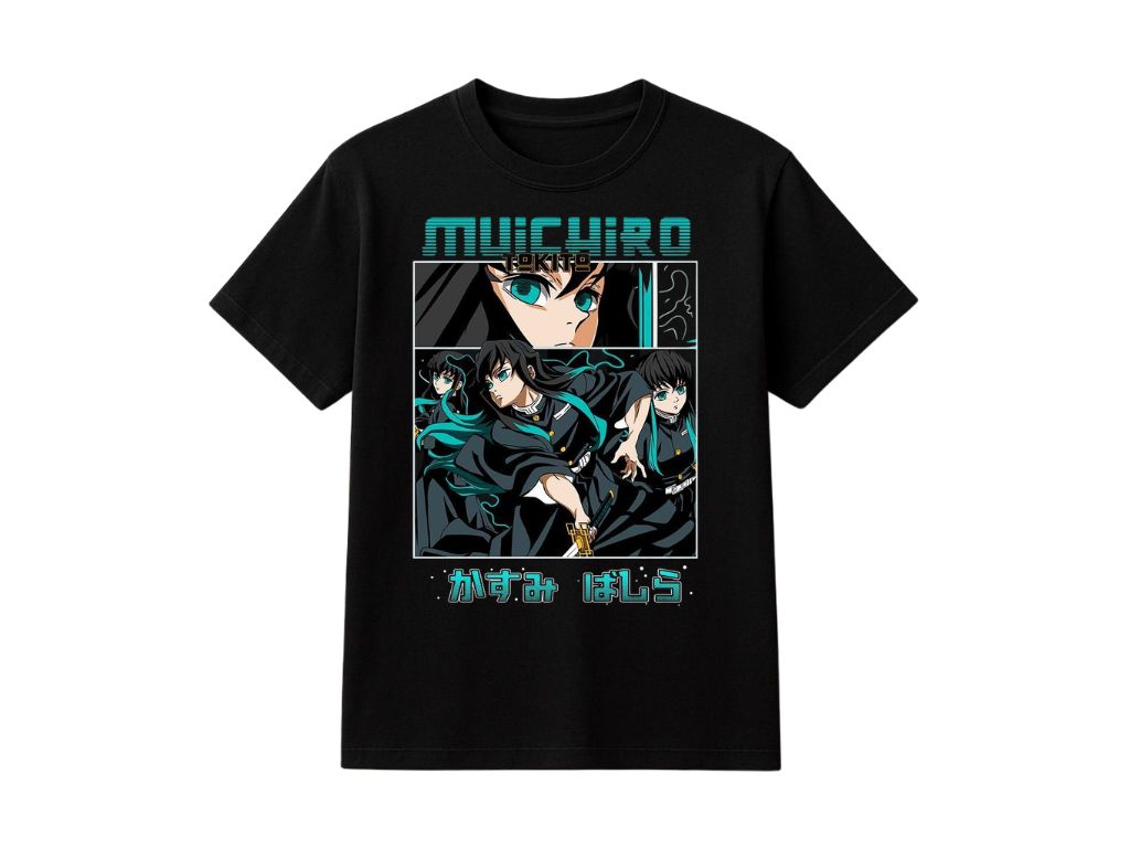 Playera Edicion Demon Slayer x Muichiro Tokito