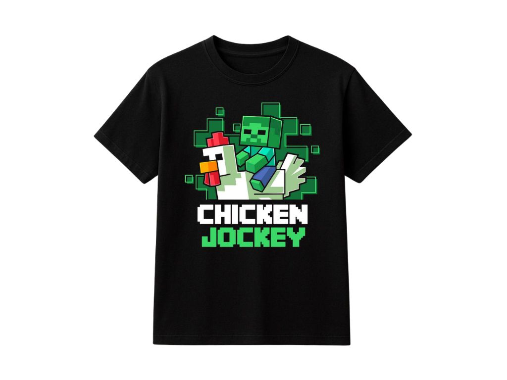 Playera Edicion Minecraft x Zombie Pollo
