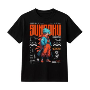 Playera Edicion Dragon Ball x Goku Super Saiyajin Blue