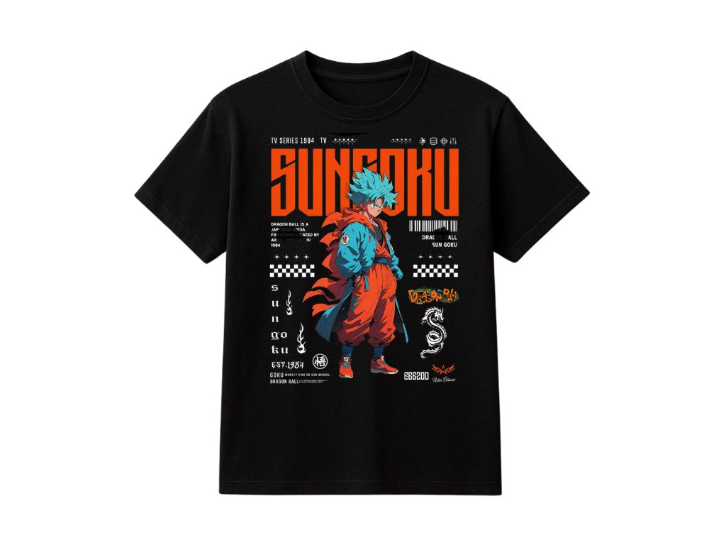 Playera Edicion Dragon Ball x Goku Super Saiyajin Blue