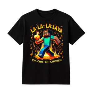 Playera Edicion Minecraft x Chicken Lava