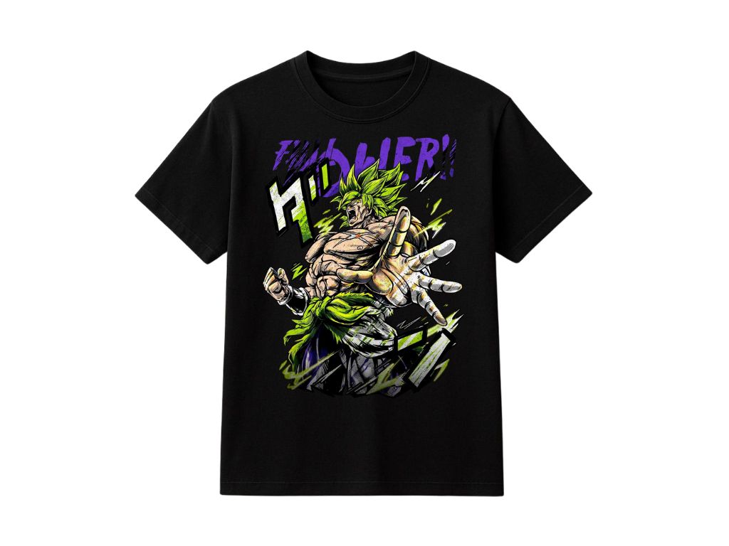 Playera Edicion Dragon Ball x Broly Super Saiyajin