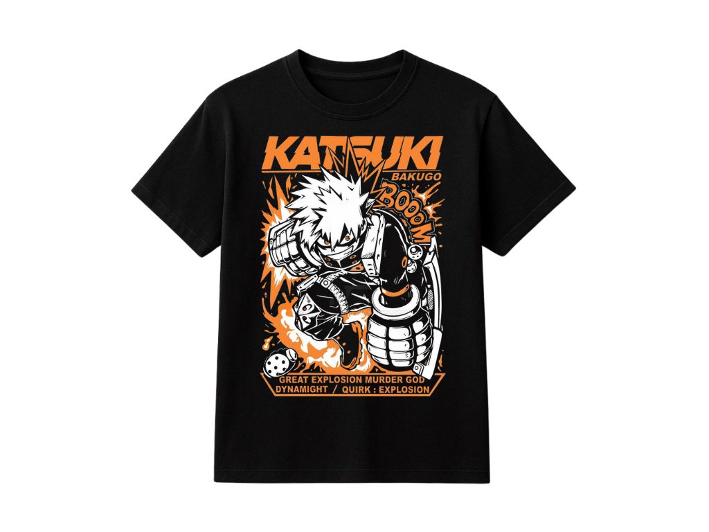 Playera Edicion My Hero Academia x Bakugo
