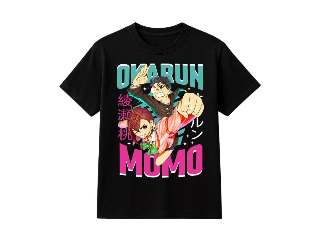Playera Edicion Dan Da Dan x Okarun-Momo