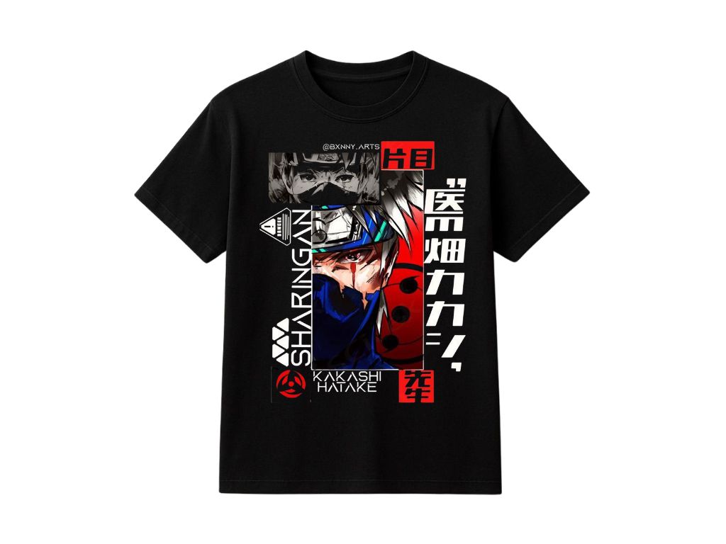 Playera Edicion Naruto Shippuden x Kakashi Hatake