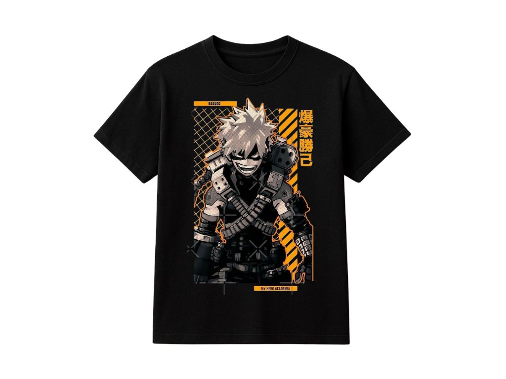 Playera Edicion My Hero Academia x Bakugo